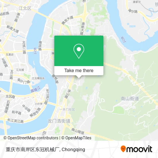 重庆市南岸区东冠机械厂 map
