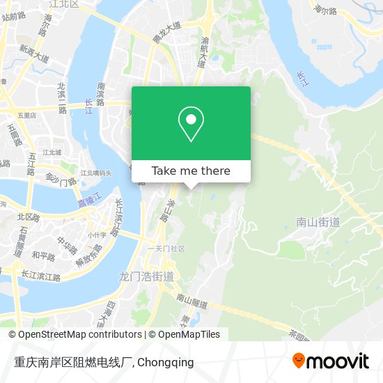 重庆南岸区阻燃电线厂 map