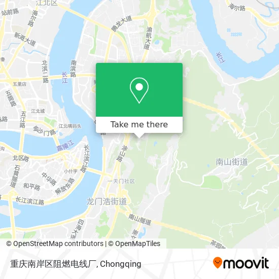 重庆南岸区阻燃电线厂 map