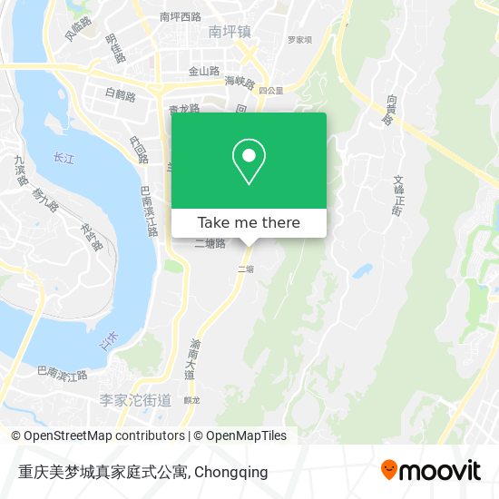 重庆美梦城真家庭式公寓 map