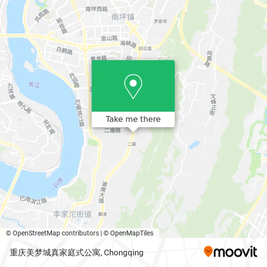 重庆美梦城真家庭式公寓 map