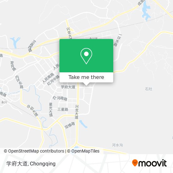 学府大道 map