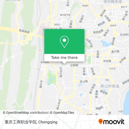 重庆工商职业学院 map