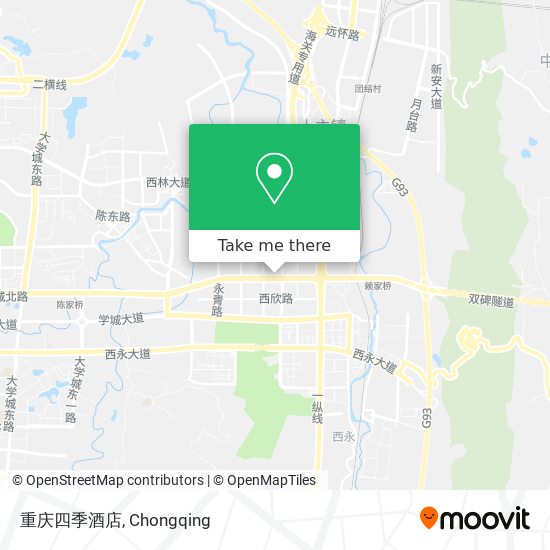 重庆四季酒店 map