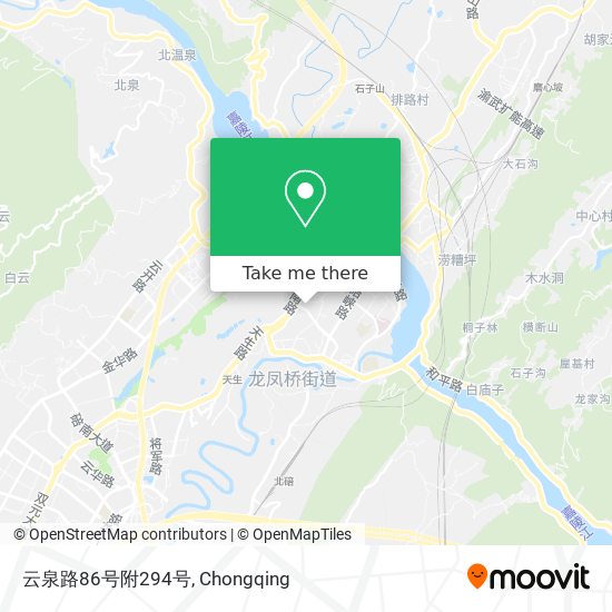 云泉路86号附294号 map