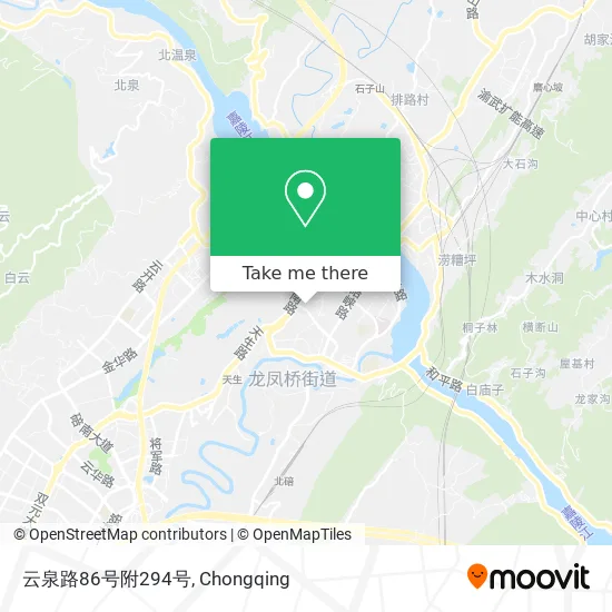 云泉路86号附294号 map