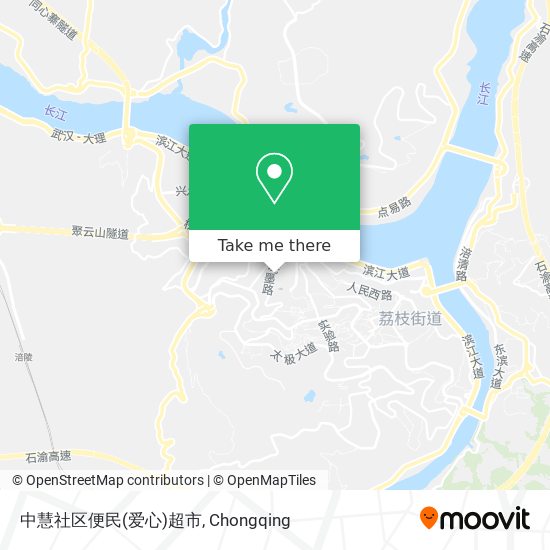 中慧社区便民(爱心)超市 map