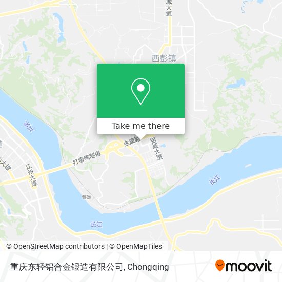 重庆东轻铝合金锻造有限公司 map