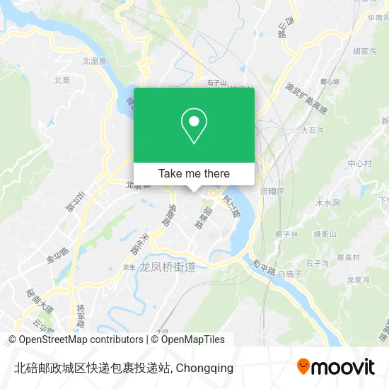 北碚邮政城区快递包裹投递站 map