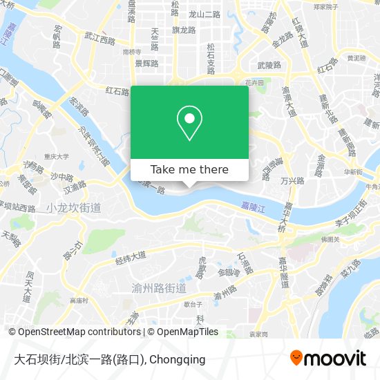 大石坝街/北滨一路(路口) map