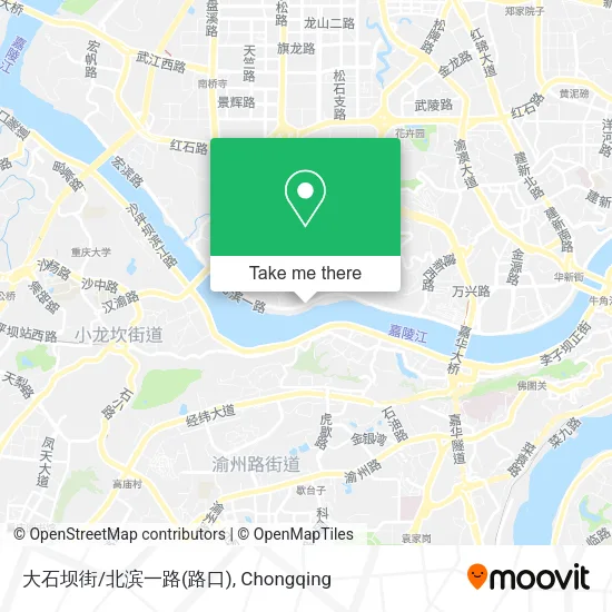 大石坝街/北滨一路(路口) map