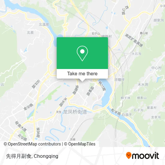 先得月副食 map