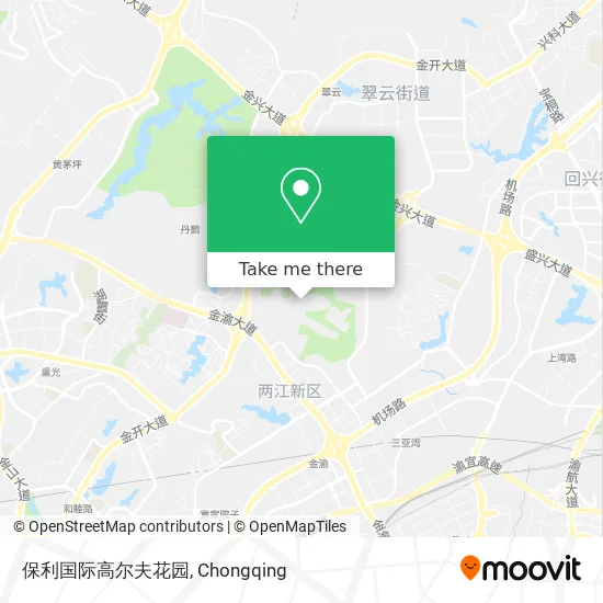 保利国际高尔夫花园 map