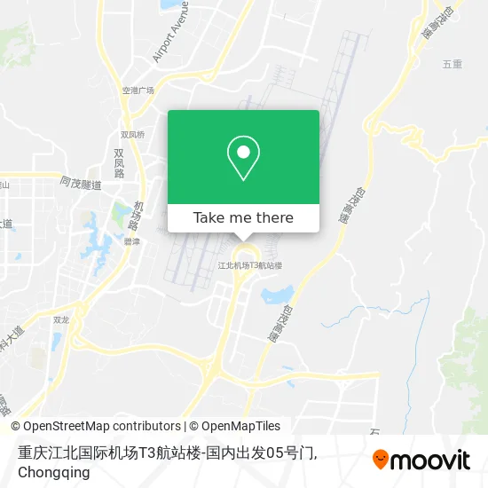 重庆江北国际机场T3航站楼-国内出发05号门 map