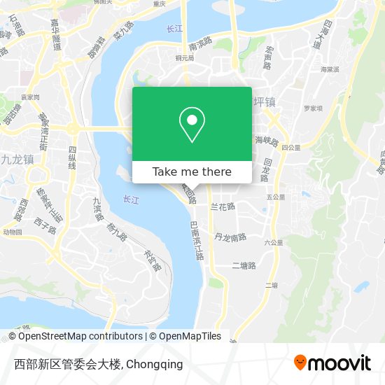 西部新区管委会大楼 map