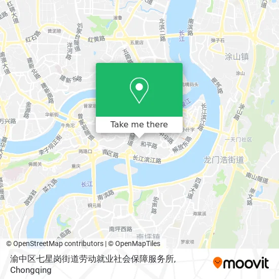 渝中区七星岗街道劳动就业社会保障服务所 map