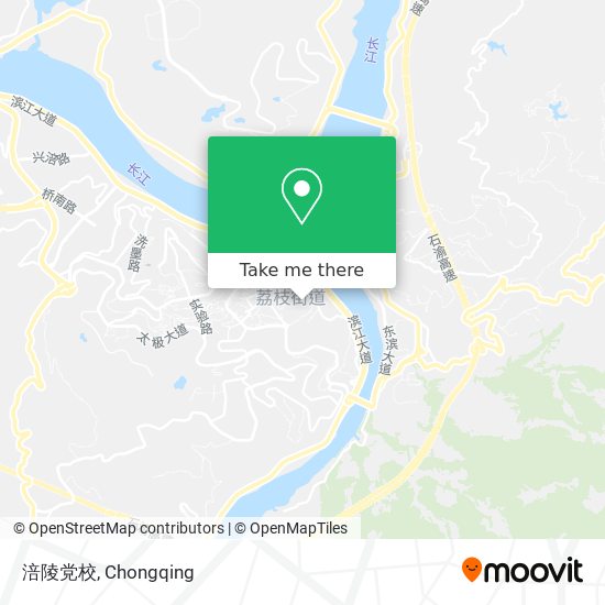 涪陵党校 map