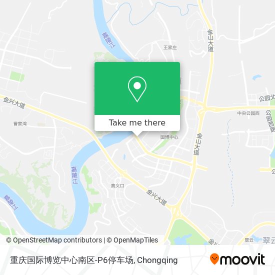 重庆国际博览中心南区-P6停车场 map