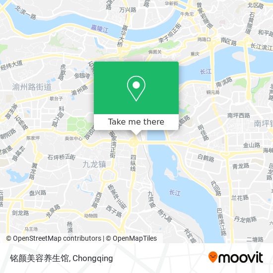铭颜美容养生馆 map