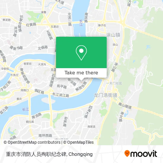 重庆市消防人员殉职纪念碑 map