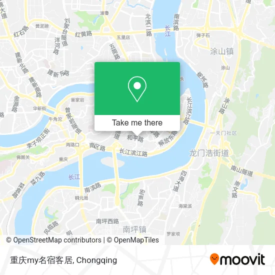 重庆my名宿客居 map
