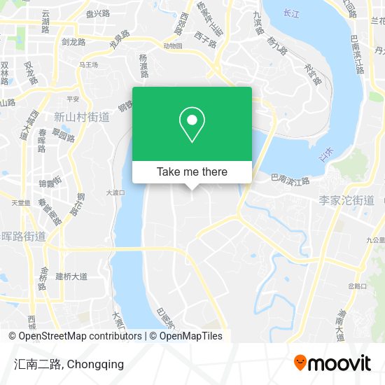 汇南二路 map