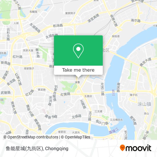 鲁能星城(九街区) map