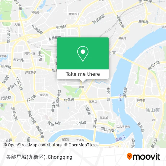 鲁能星城(九街区) map
