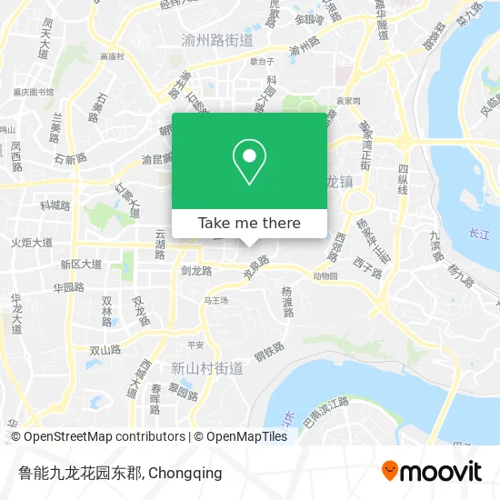 鲁能九龙花园东郡 map