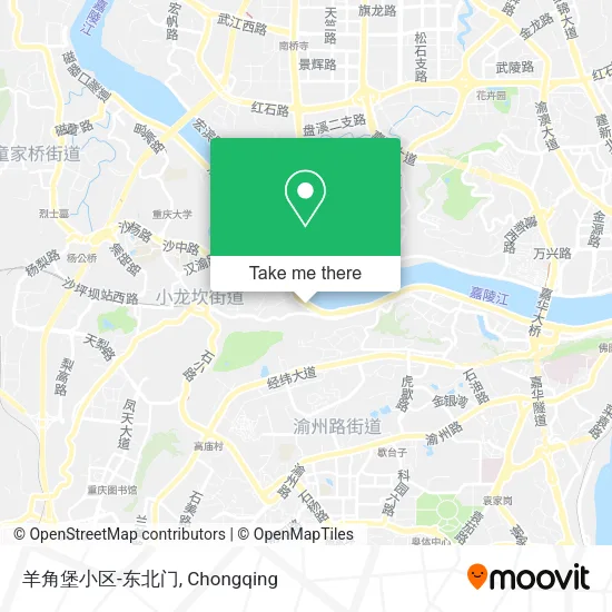 羊角堡小区-东北门 map