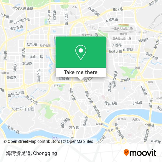 海湾贵足道 map