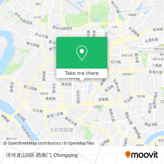 洋河龙山D区-西南门 map