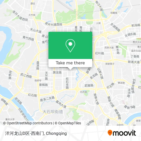 洋河龙山D区-西南门 map
