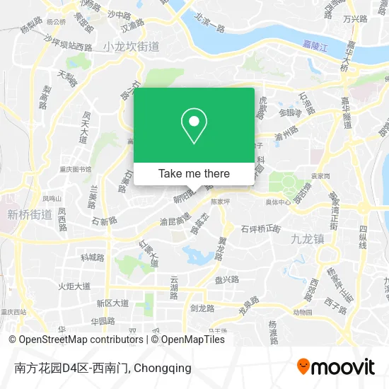 南方花园D4区-西南门 map