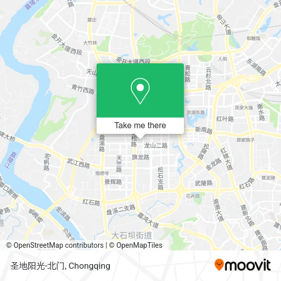 圣地阳光-北门 map