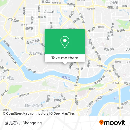 猫儿石村 map