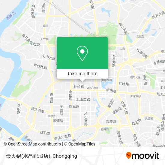最火锅(水晶郦城店) map