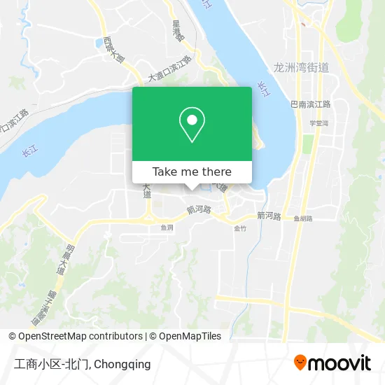 工商小区-北门 map
