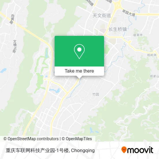 重庆车联网科技产业园-1号楼 map