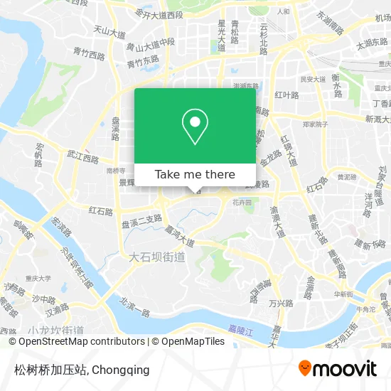 松树桥加压站 map