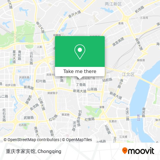 重庆李家宾馆 map