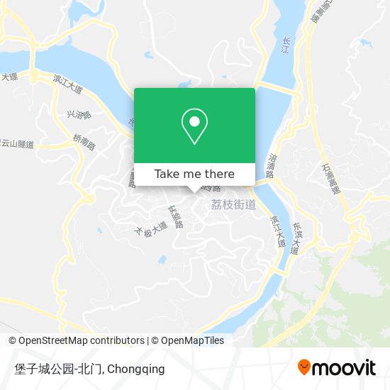 堡子城公园-北门 map