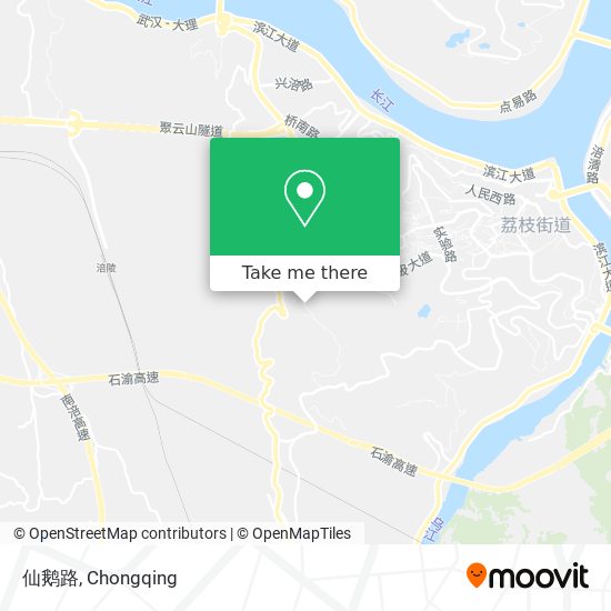 仙鹅路 map