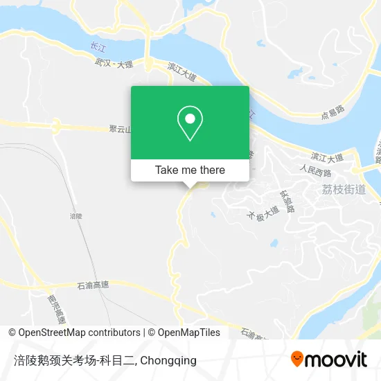 涪陵鹅颈关考场-科目二 map