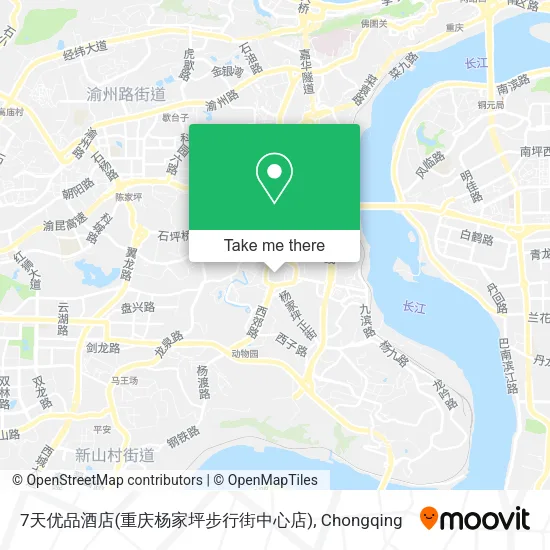 7天优品酒店(重庆杨家坪步行街中心店) map