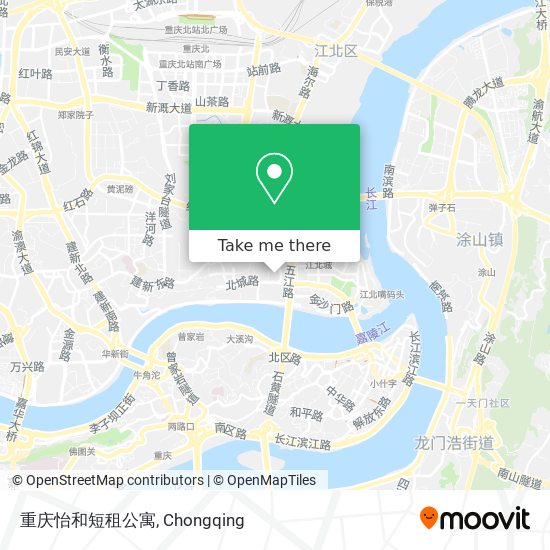 重庆怡和短租公寓 map