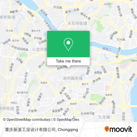 重庆新派工业设计有限公司 map