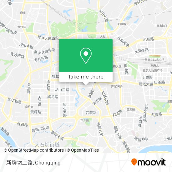 新牌坊二路 map
