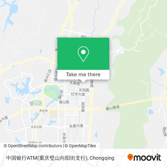 中国银行ATM(重庆璧山向阳街支行) map