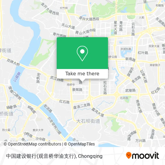 中国建设银行(观音桥华渝支行) map